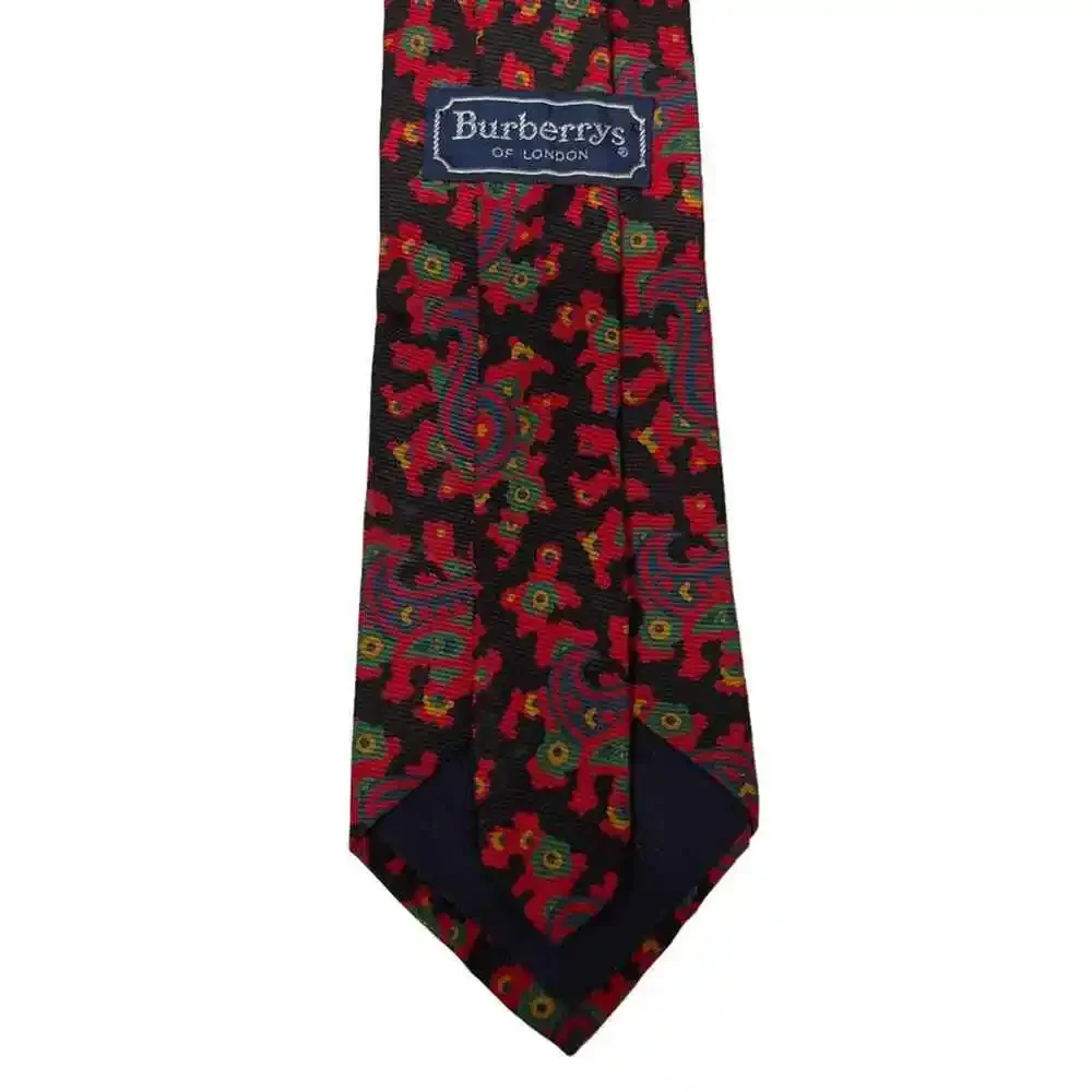 Burberry's of London Men's Paisley Hand Sewn Silk Tie - Picture 2 of 5